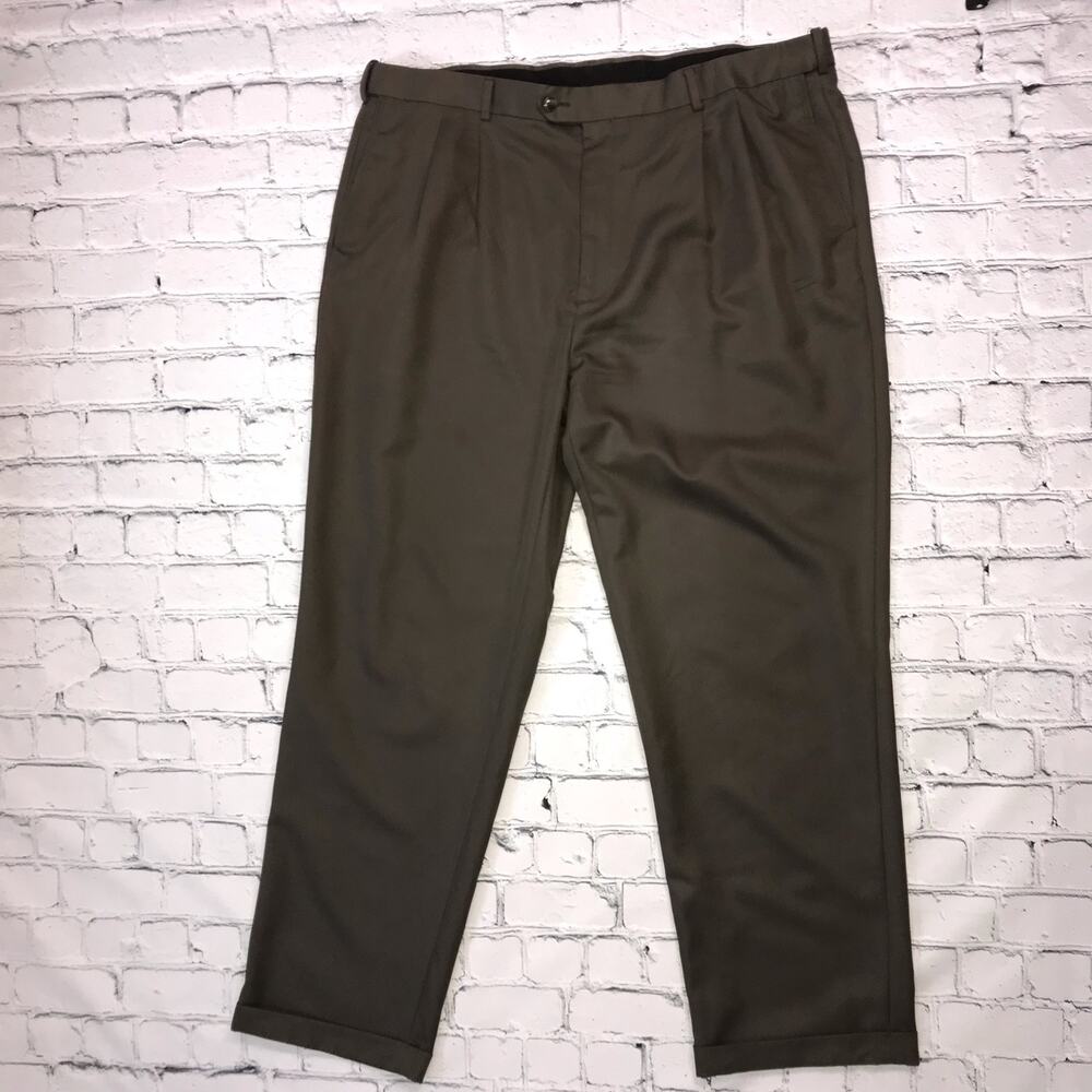 Army Green Roundtree & Yorke Trouser
